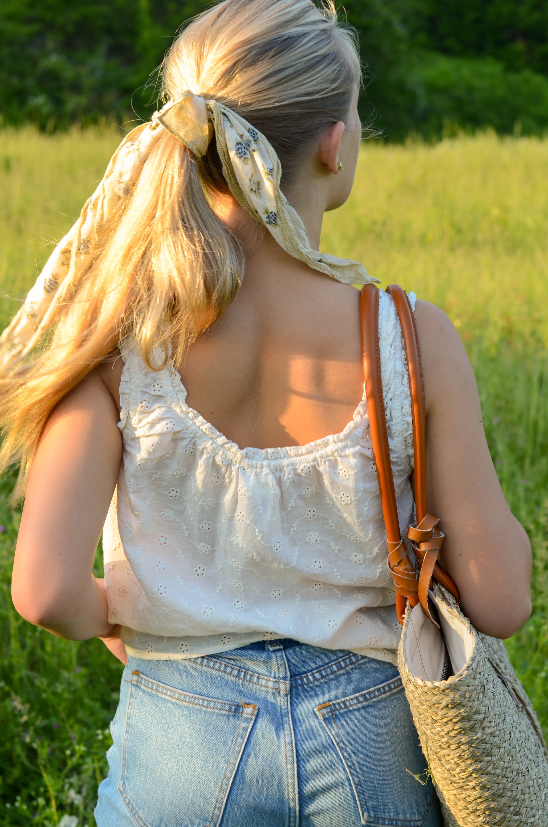 Callie eyelet tank