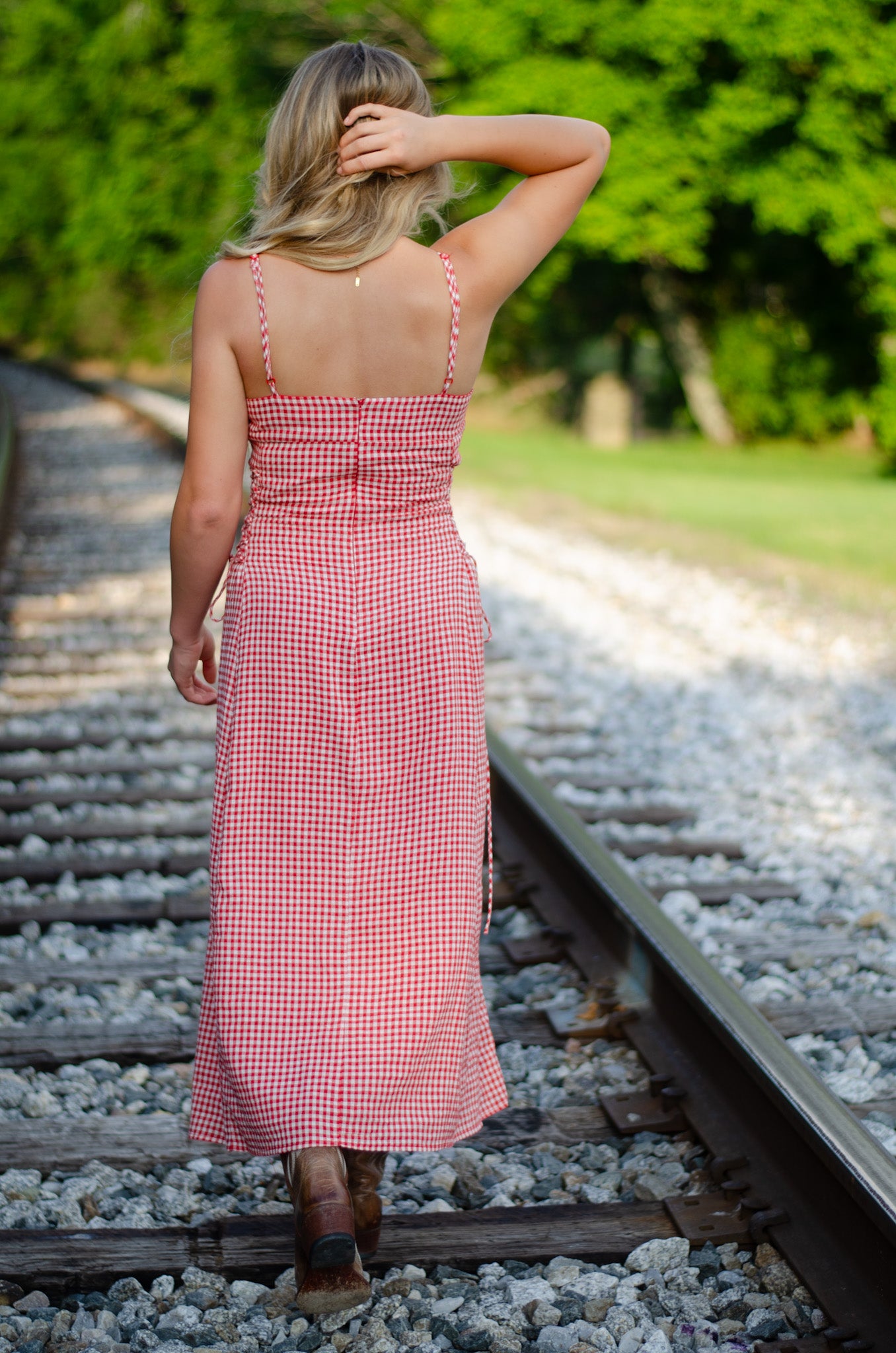 Ruby Gingham Dress