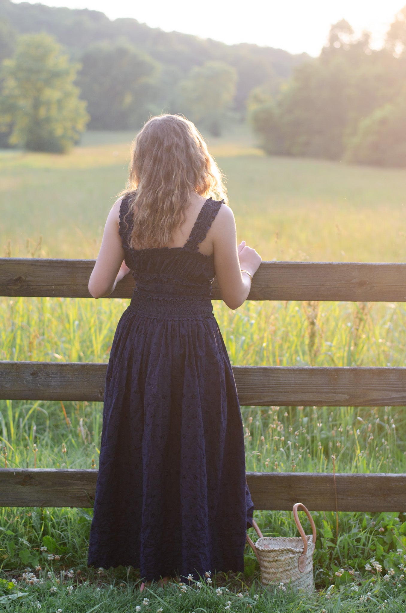 Camille Dress (navy)