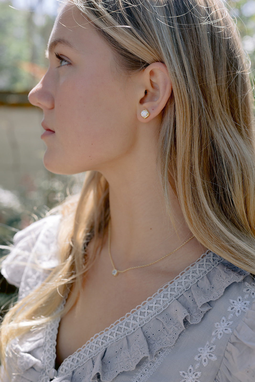 Everyday diamond studs- Moissanite 1 carat