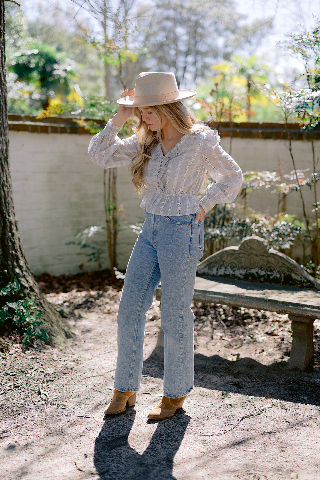 Daphne Eyelet Blouse