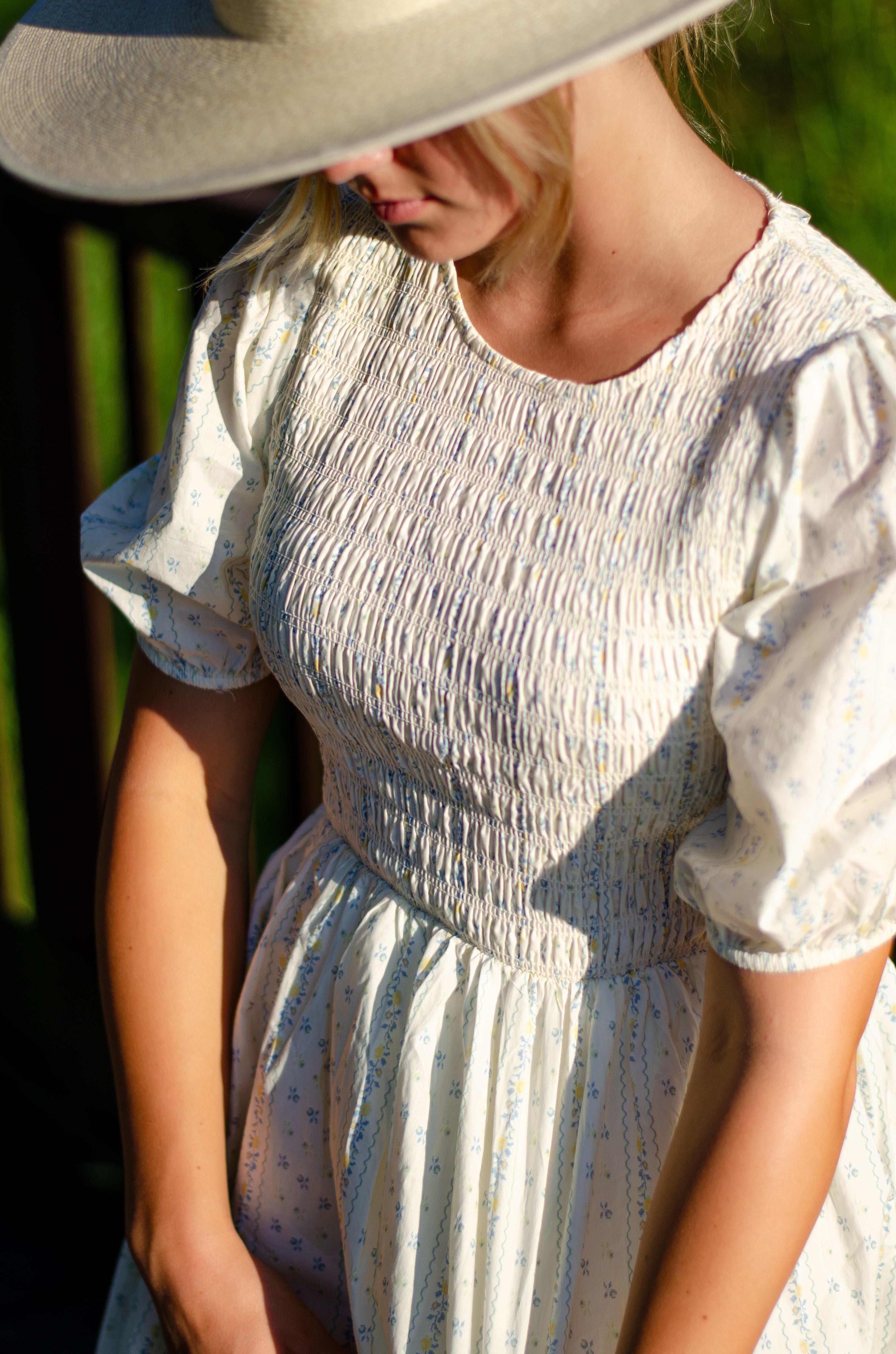 Colette Smocked Bodice Mini- Final Sale